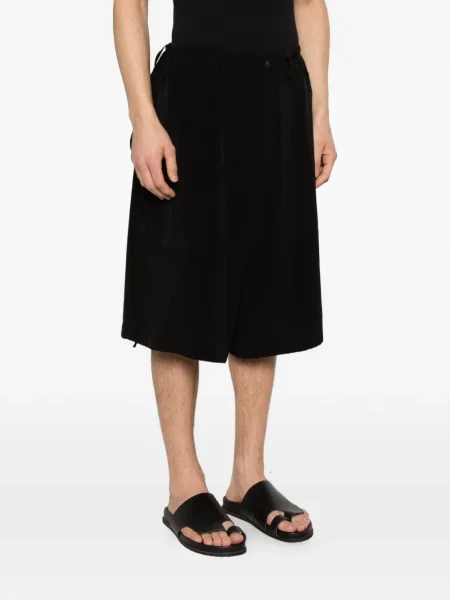 Pantaloni scurți Yohji Yamamoto negru