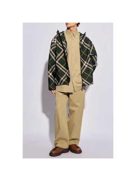Spodnie Burberry zielone