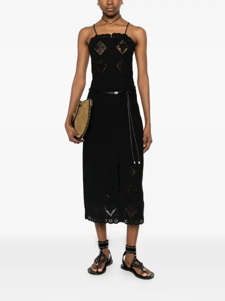 Rochie midi Isabel Marant negru
