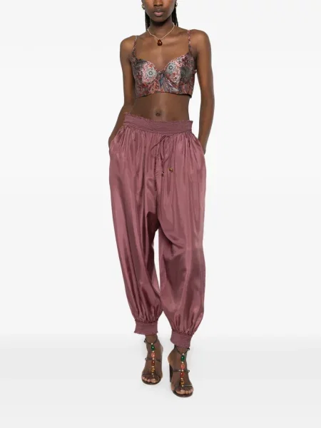 Decupat top Etro cu imagine cu model paisley negru