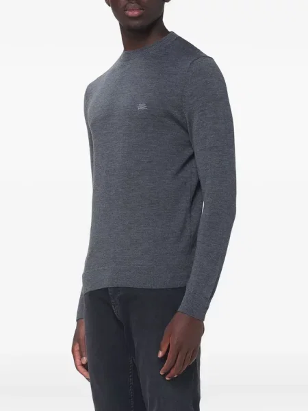 Pulover Etro cu broderie gri