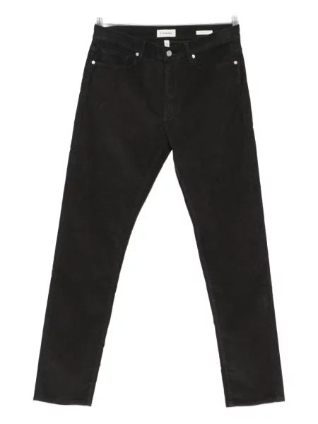 Pantaloni Frame de catifea cord negru