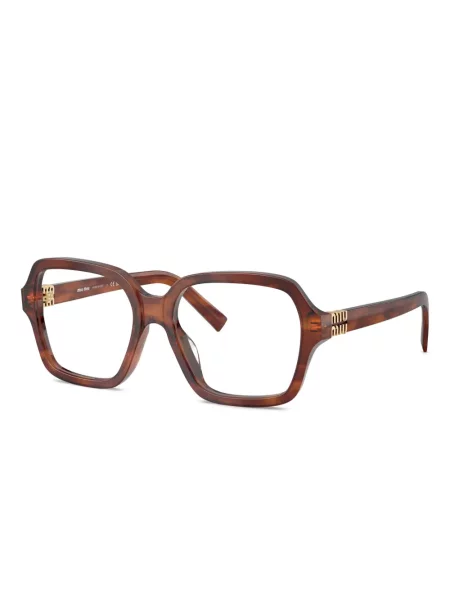 Saulės akiniai Miu Miu Eyewear ruda