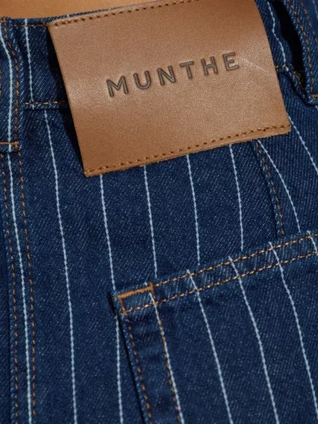 Fustă Munthe cu dungi albastru