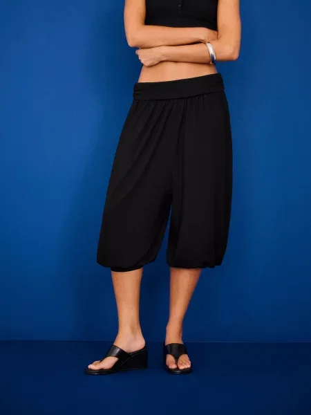 Bershka Pantaloni largi negru