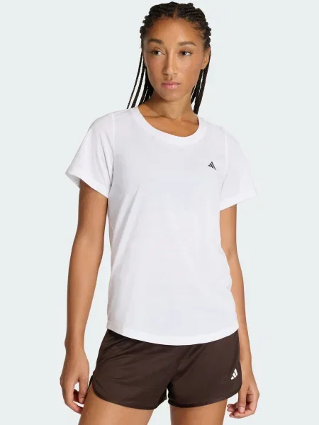 ADIDAS PERFORMANCE Tricou funcțional Essentials negru alb