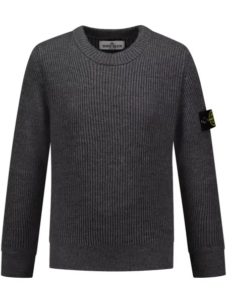 Sweter dziecięcy Stone Island szary