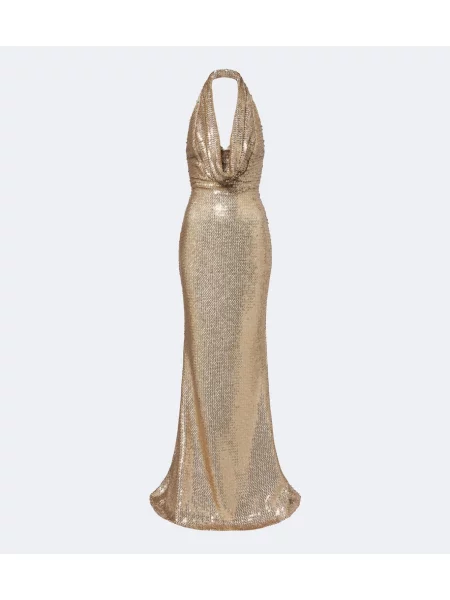 Rochie Elie Saab cu gât halter