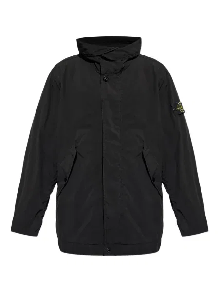 Geacă parka Stone Island cu strasuri negru