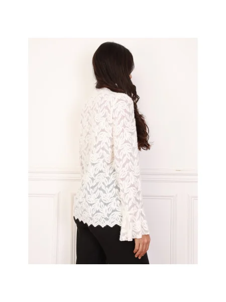 Top La Modeuse alb