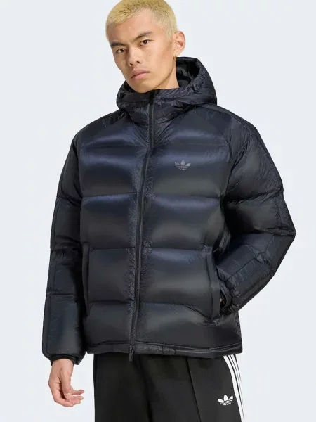 Adidas Originals πουπουλένιο μπουφάν Ανδρικό Pertex μαύρο