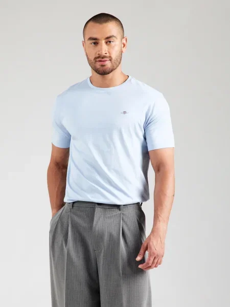 GANT Tricou deschis albastru