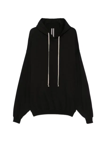 Hanorac cu glugă Rick Owens cu cordon negru