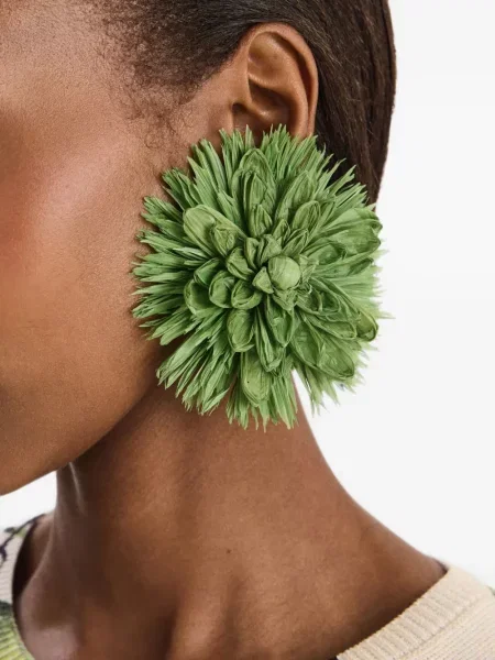 Cercei Oscar De La Renta verde