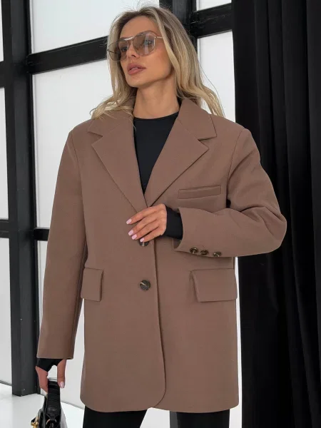 Пальто Jadone Fashion Trend_mokko мокко