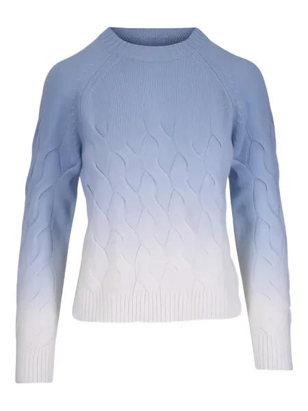 Pulover Kinross Cashmere din cașmir albastru