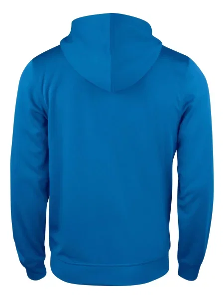 Clique Basic Active Hoody Full Zip – lekka bluza z kapturem z – royal niebieska