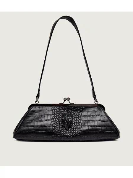 Kurt Geiger De piele geantă pe umăr The Kensington negru