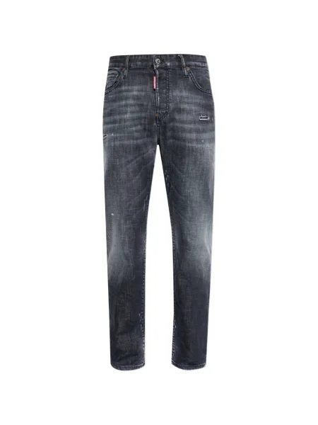 Traperice Dsquared2 s izlizanim efektom siva