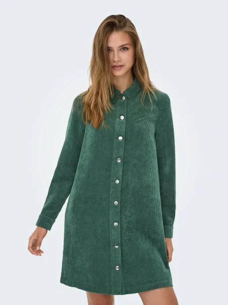 ONLY Rochie tip bluză ONLTRACY închis verde