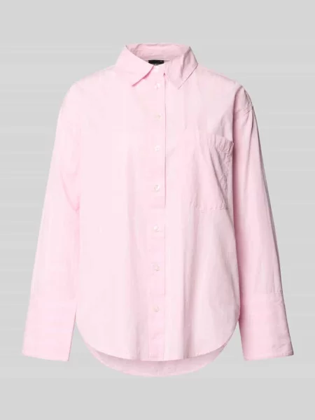 Bluzka o kroju regular fit z brustaszą Gina Tricot różowa