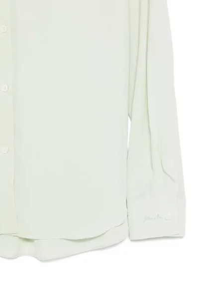 Cămașă Pinko de mătase verde