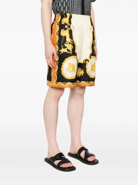 Kraťasy Versace s potiskem černé