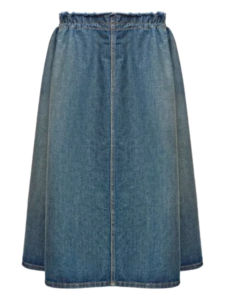 Spódnica jeansowa Mm6 Maison Margiela niebieska