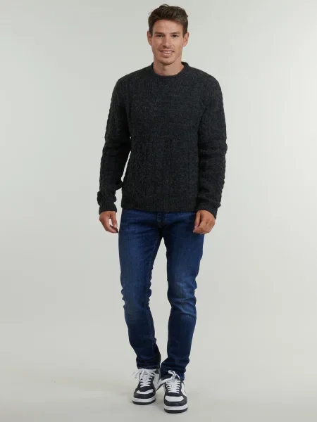 Blugi drepți Pepe Jeans albastru