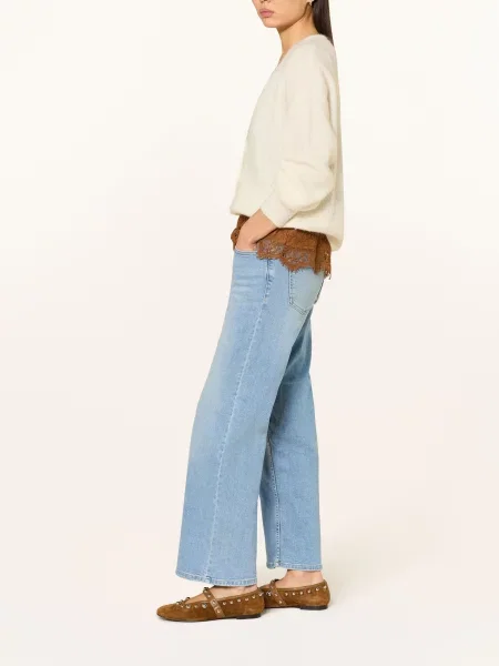 Only Džíny Se Širokými Nohavicemi light blue denim/rg modré