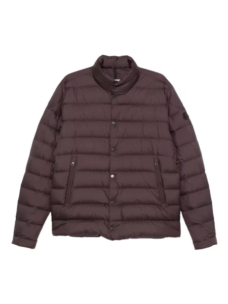 Prošívaná bunda Moncler fialová