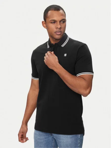 G-Star Raw Polo marškinėliai Dunda juoda