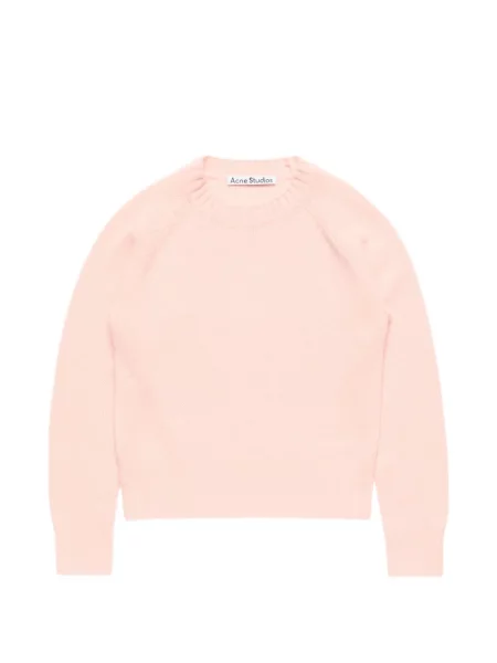 Pulover Acne Studios din cașmir roz