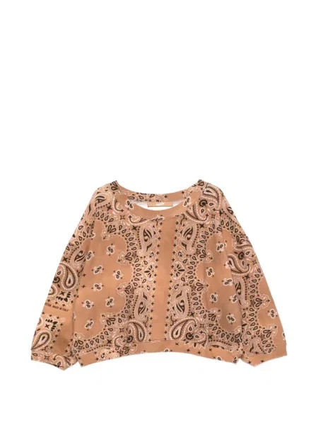 Sweter Don't @ Me z nadrukiem z wzorem paisley