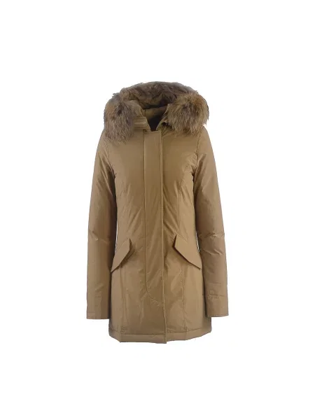 Parka Woolrich beżowa