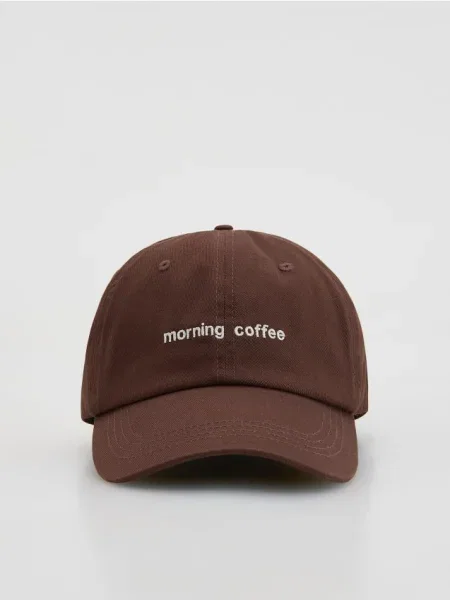 Reserved Șapcă maro-închis maro