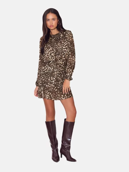 Lipsy Rochie crem maro