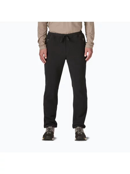 Pantaloni de trekking pentru bărbați Patagonia Synchilla black solid negru