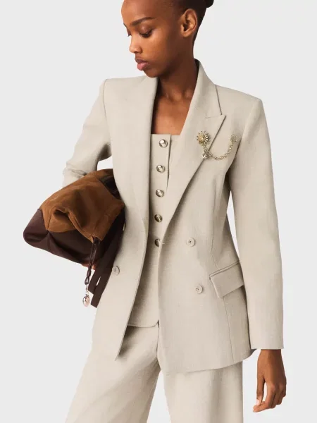 Піджак Maje бежевий