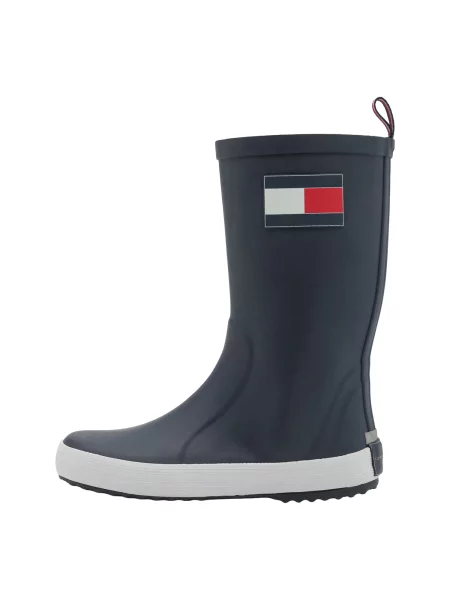 Gumijasti škornji Tommy Hilfiger M Mornarsko modra bela