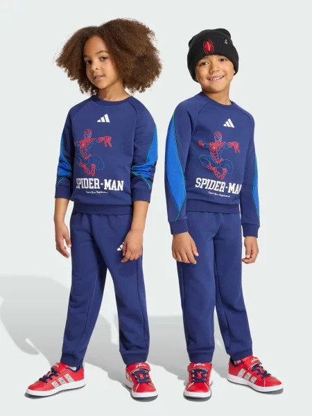Дитячий Спортивний костюм adidas комбінований верх синій