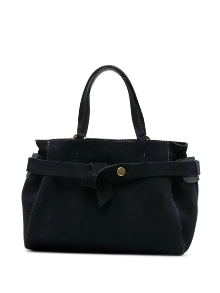 Szarvasbőr shopper táska Gianni Chiarini kék