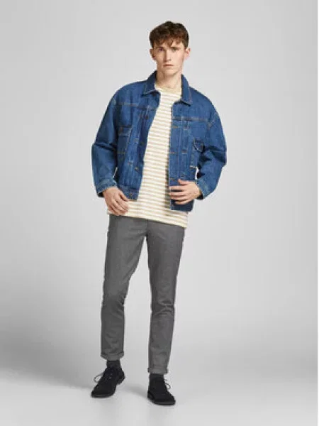 Jack&Jones Chino kalhoty šedá