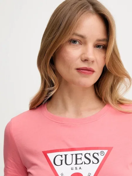 Футболка Guess рожевий
