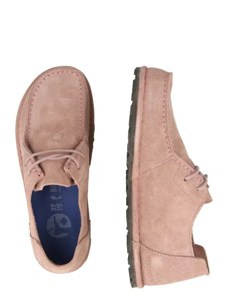 Mocasini Birkenstock din dantelă roz
