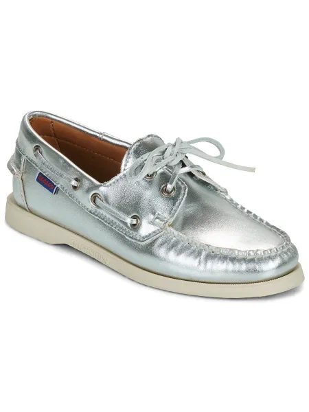 Pantofi Sebago argintiu