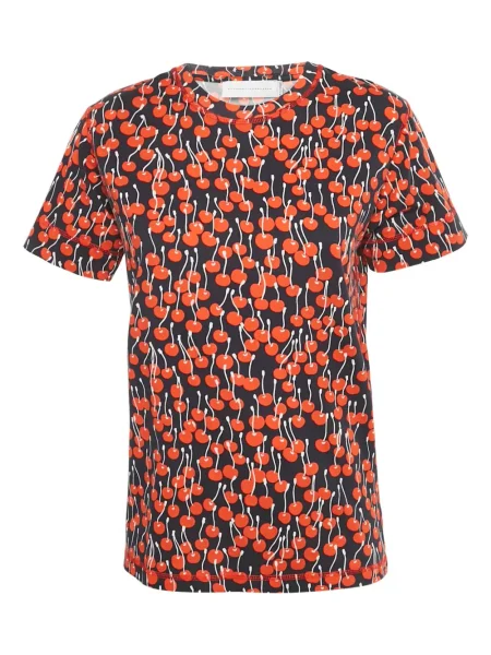Tricou Victoria Victoria Beckham cu imagine albastru