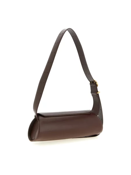 Torebka Jil Sander w serca brązowa