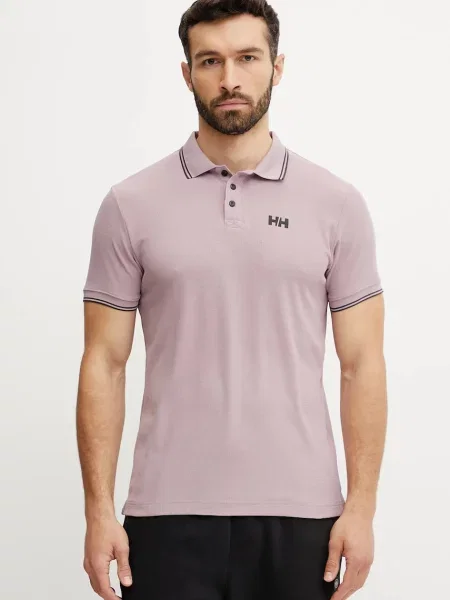 Helly Hansen polo gładki różowy