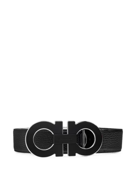 Cu centură curea Ferragamo cu cataramă negru